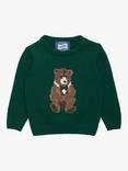 Trotters Baby Timothy Teddy Jumper, Green