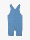 Trotters Kids' Sebastian Car Cotton Dungarees, French Blue