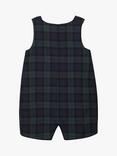 Trotters Baby Cotton Tartan Marching Band Romper, Navy/Multi