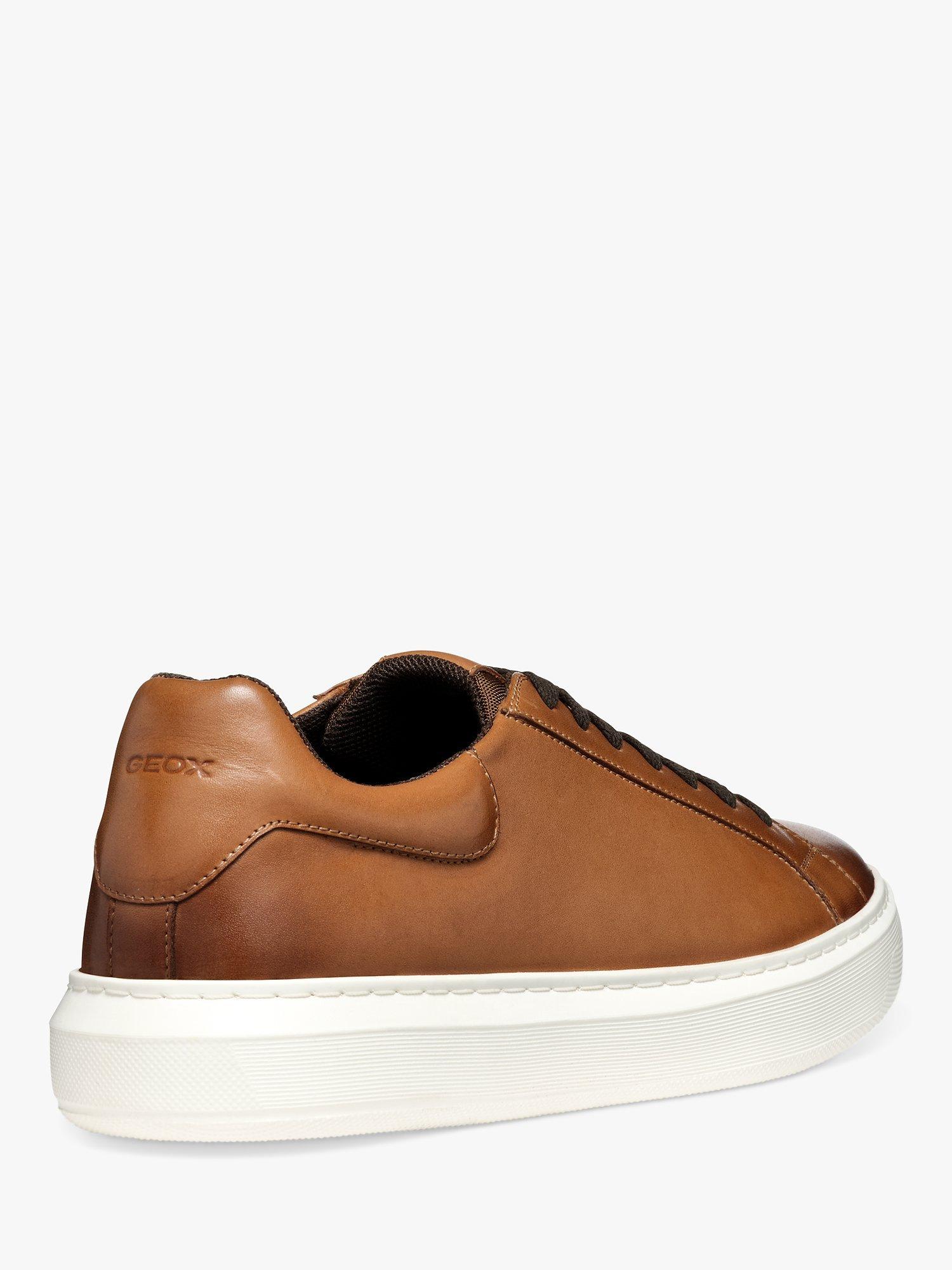 Product image 4 of 6, which shows Geox Deiven Low Cut Lace Up Trainers, Light Brown, EU40