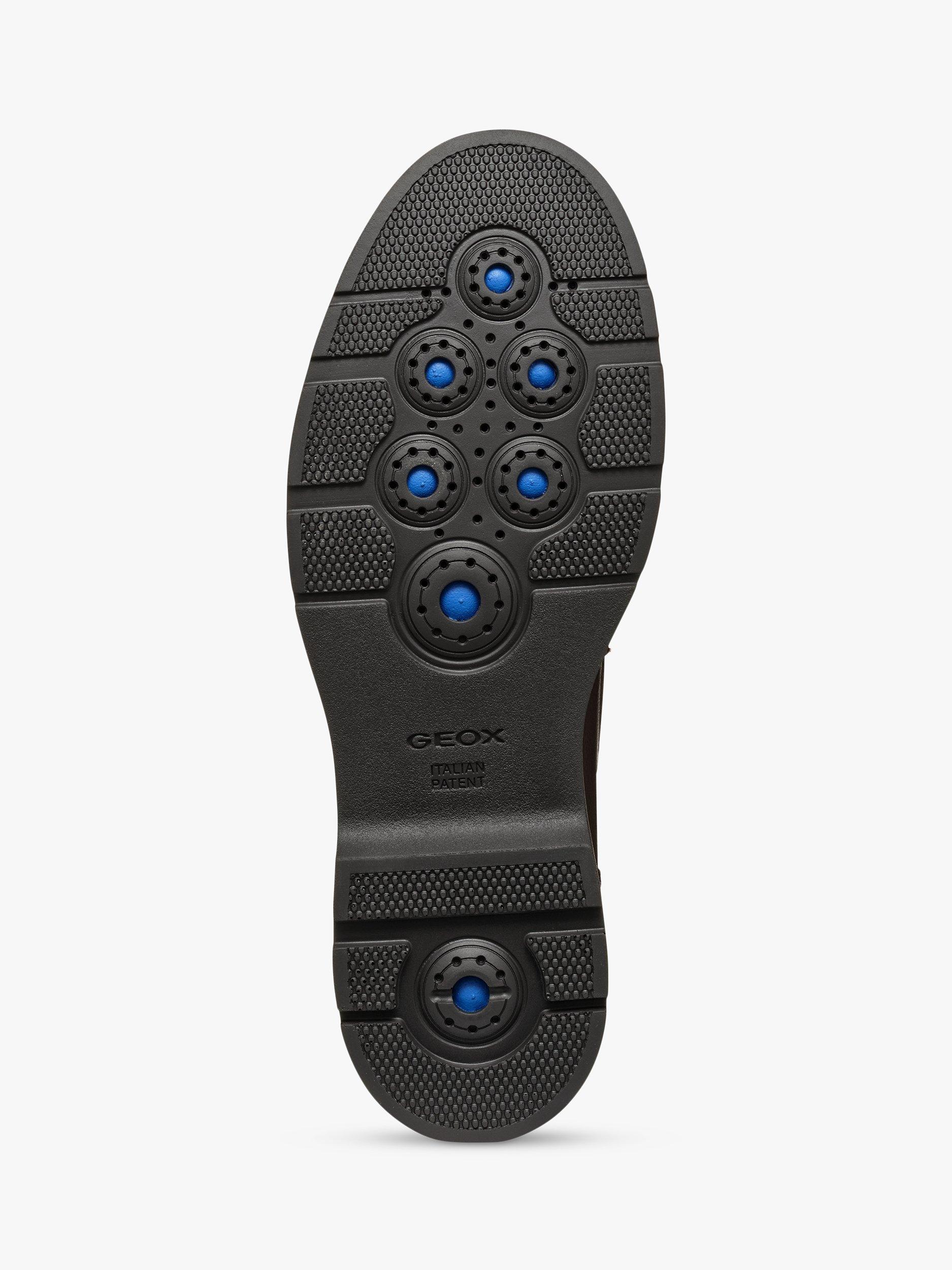 Product image 6 of 6, which shows Geox Spherica EC1 Tumbled Leather Loafers, Coffee, EU40