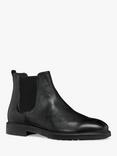 Geox Tiberio Leather Chelsea Boots, Black