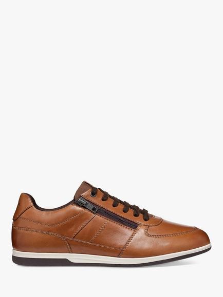 Geox Renan Trainers, Brown Cotto, Brown Cotto