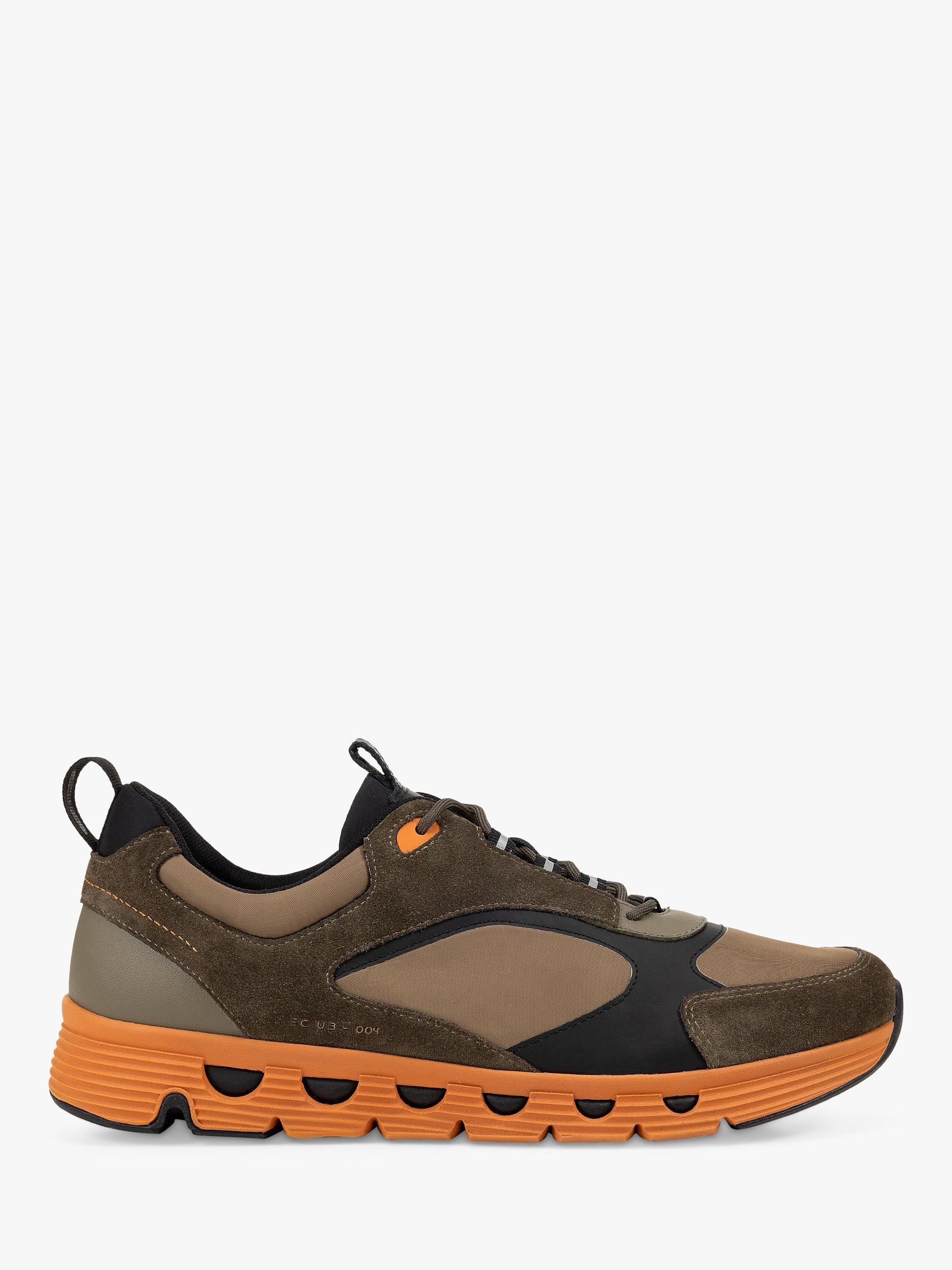 Geox Spherica ECUB-4 Suede Blend Trainers, Multi