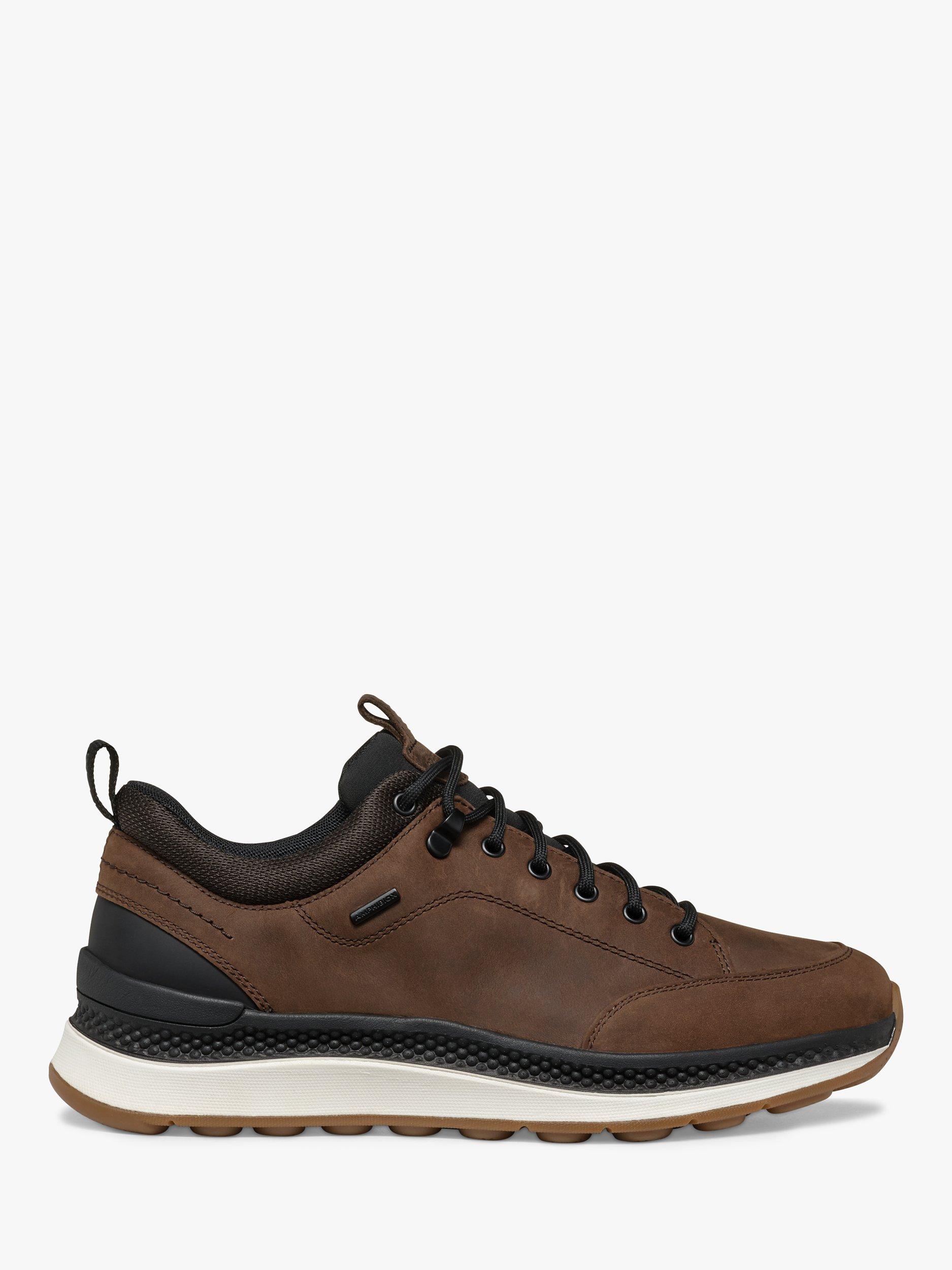 Product image 1 of 6, which shows Geox Spherica Actif X2 ABX Waterproof Trainers, Coffee/Black, EU40