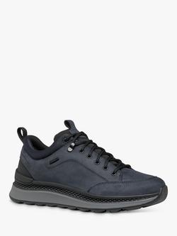 Geox Spherica Actif X2 ABX Waterproof Trainers - view 2, Navy/Black