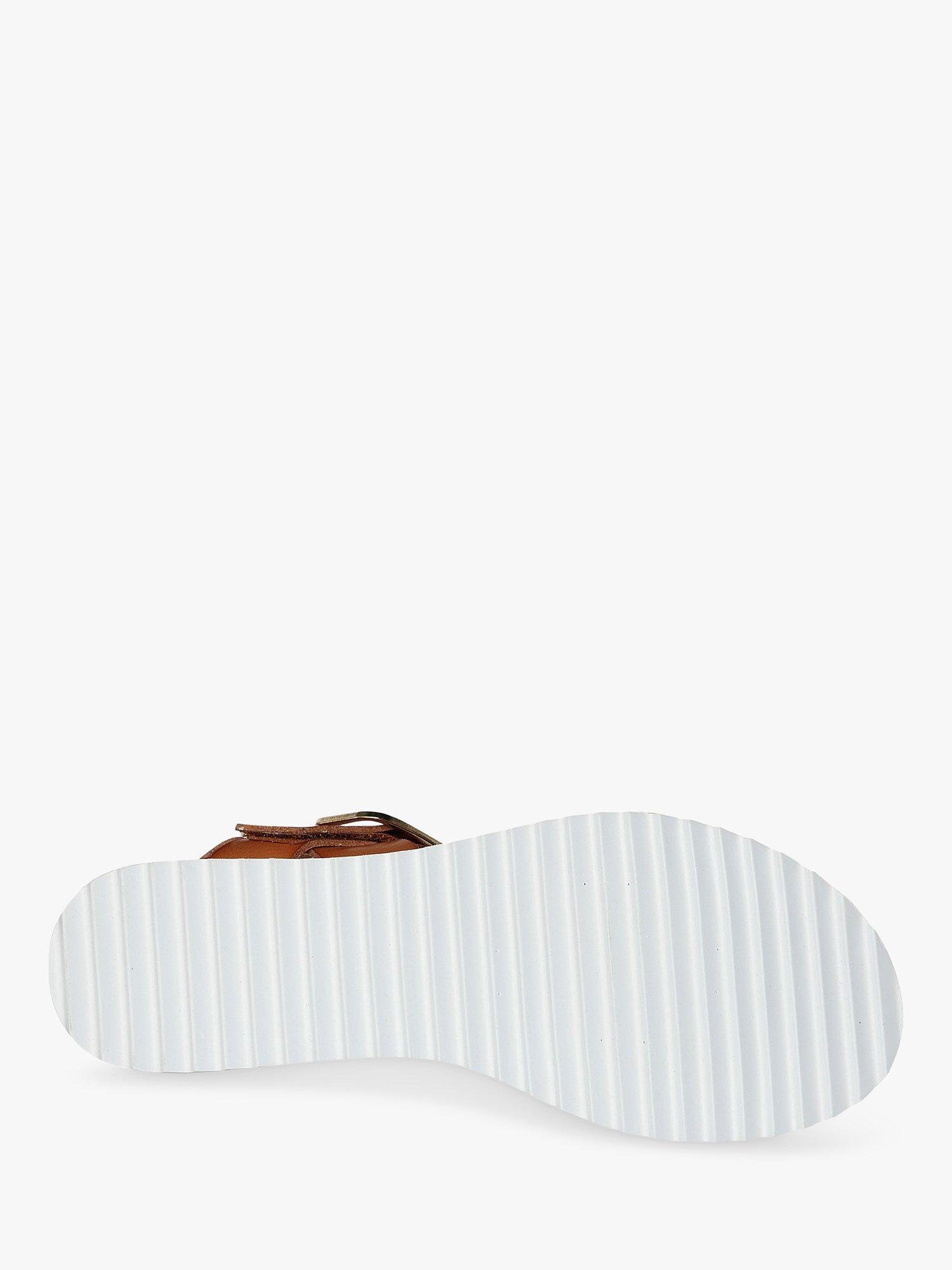 Product image 3 of 4, which shows Skechers BOBS Desert Kiss Sunny Flair Wedge Heel Sandals, Brown, 3