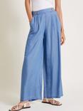 Monsoon Peri Trousers, Light Blue