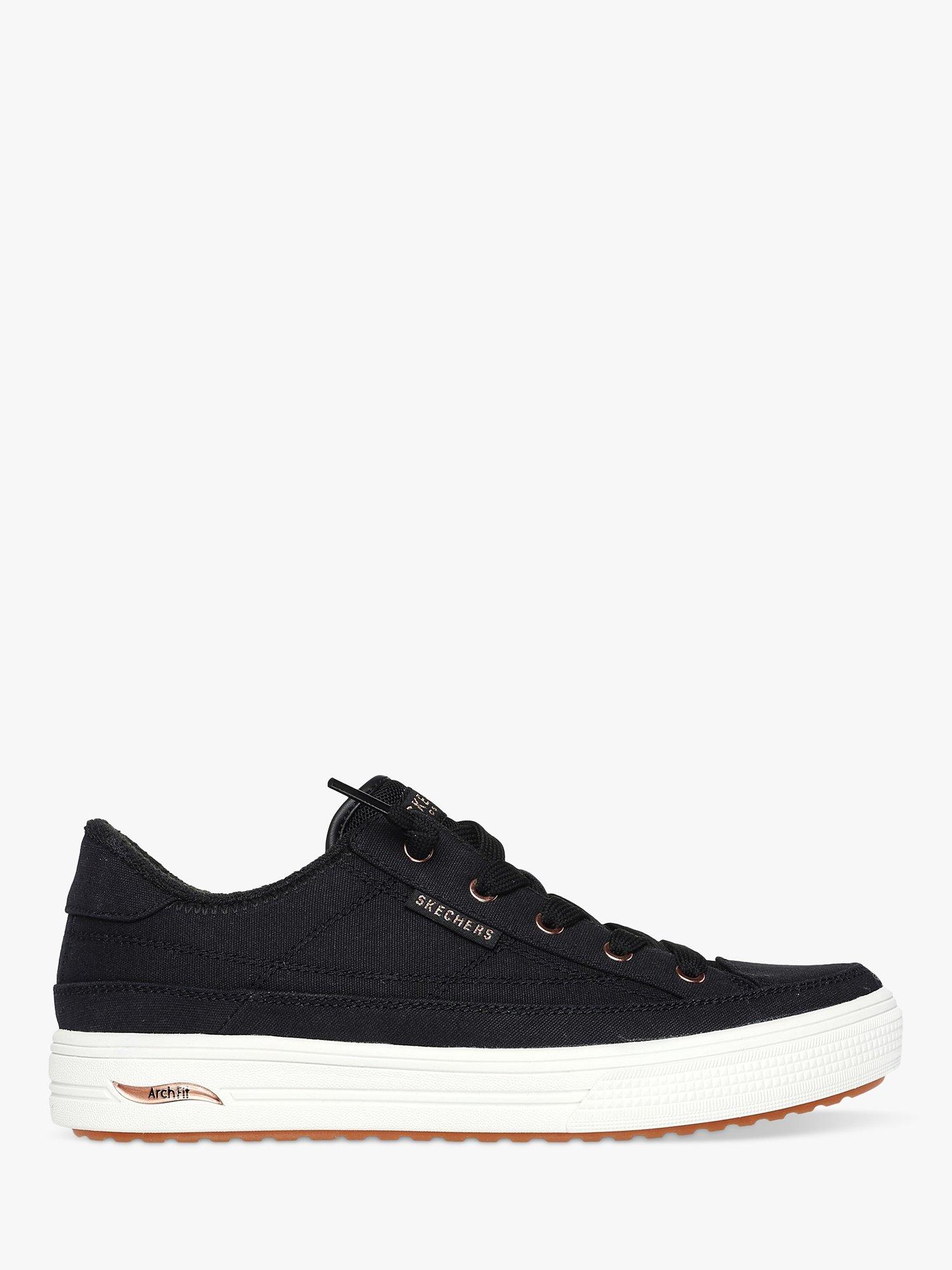Skechers Arch Fit Arcade Meet Ya There Trainers, Black