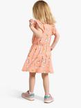 Lindex Kids' Charming Critter Cotton Jersey Dress, Light Coral