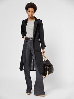 Gerard Darel Serge Trench Coat, Black, Black