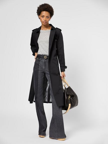Gerard Darel Serge Trench Coat, Black, Black