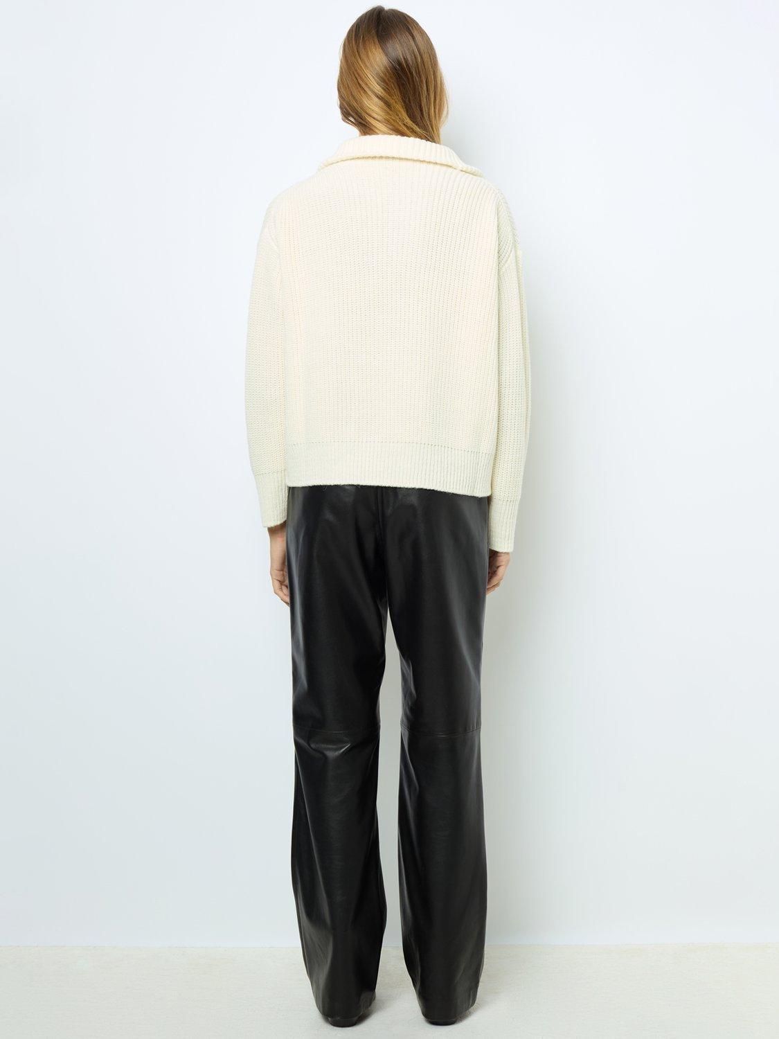 Product image 4 of 5, which shows Gerard Darel Jazzy Wool Blend Jumper, Ecru, 8