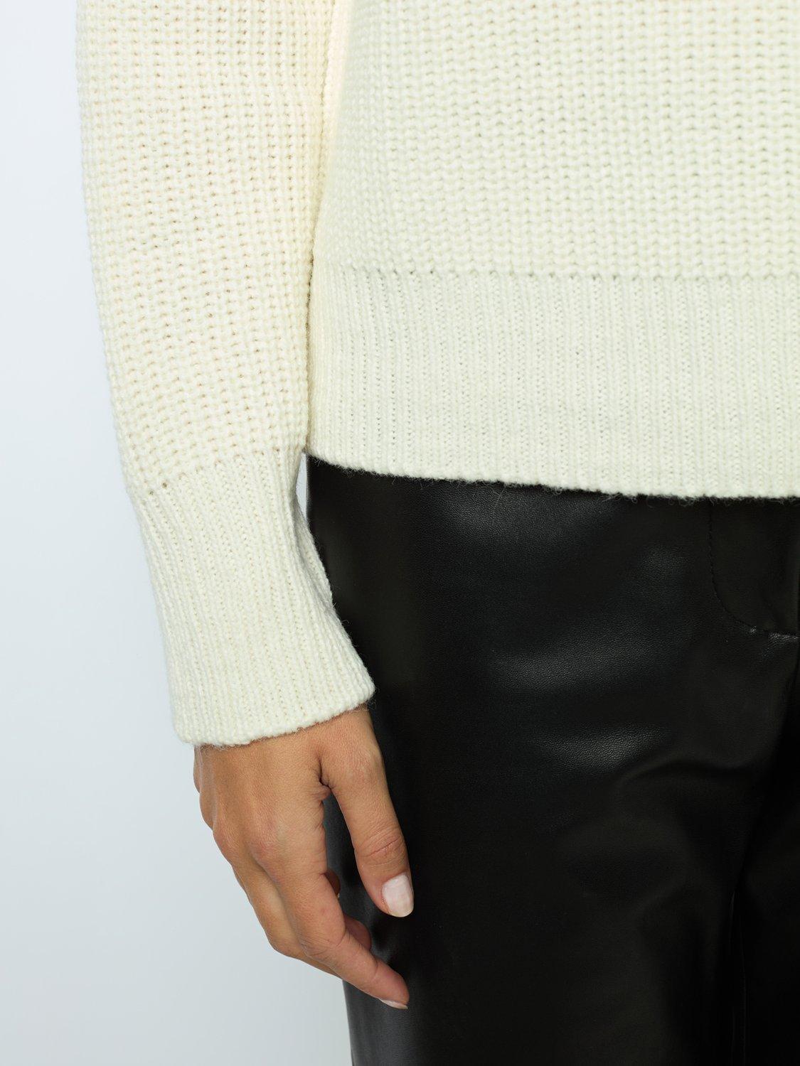 Product image 3 of 5, which shows Gerard Darel Jazzy Wool Blend Jumper, Ecru, 8