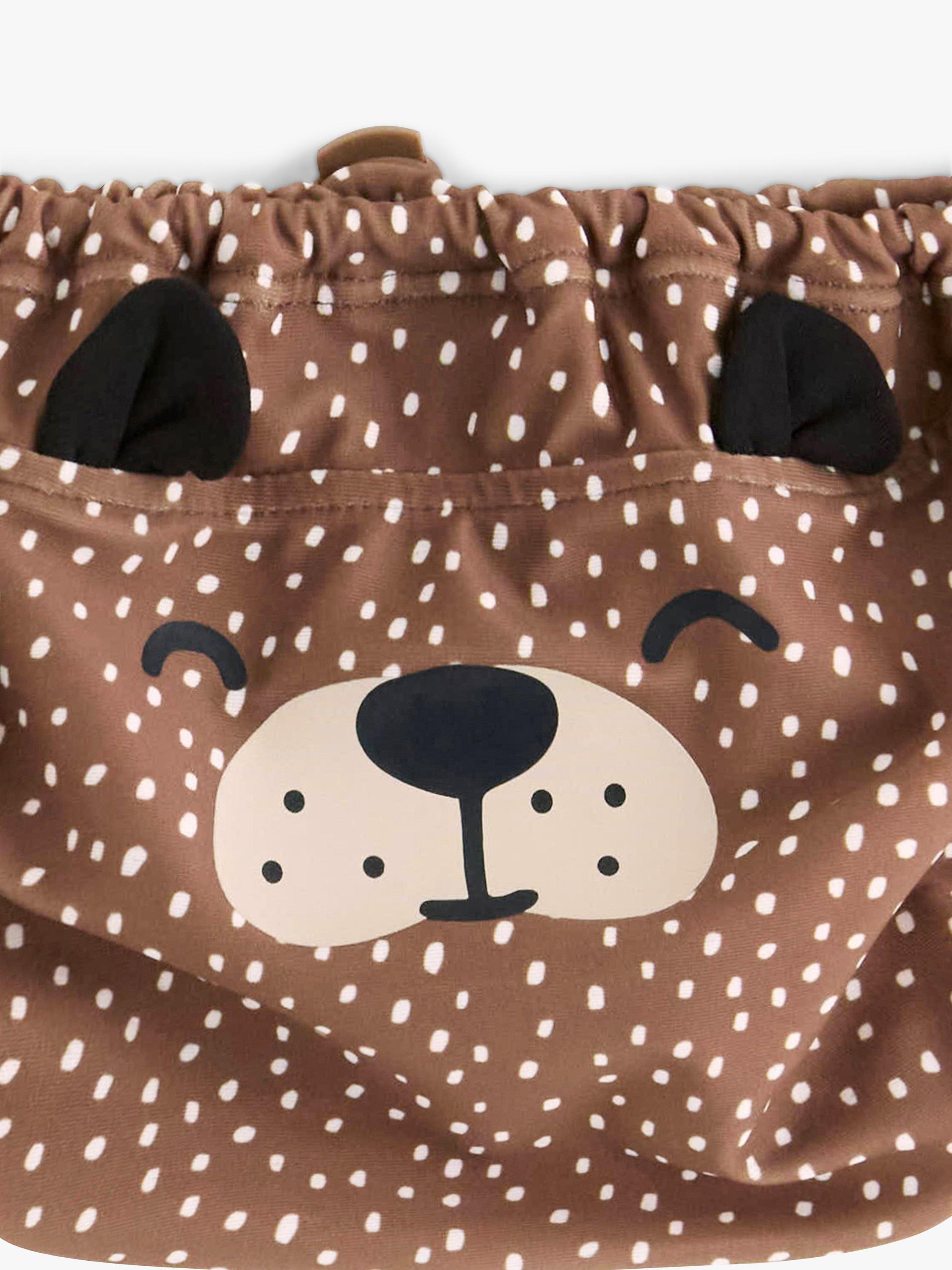 Product image 3 of 3, which shows Lindex Baby Animal Swim Pants, Dark Khaki, 7-12 months