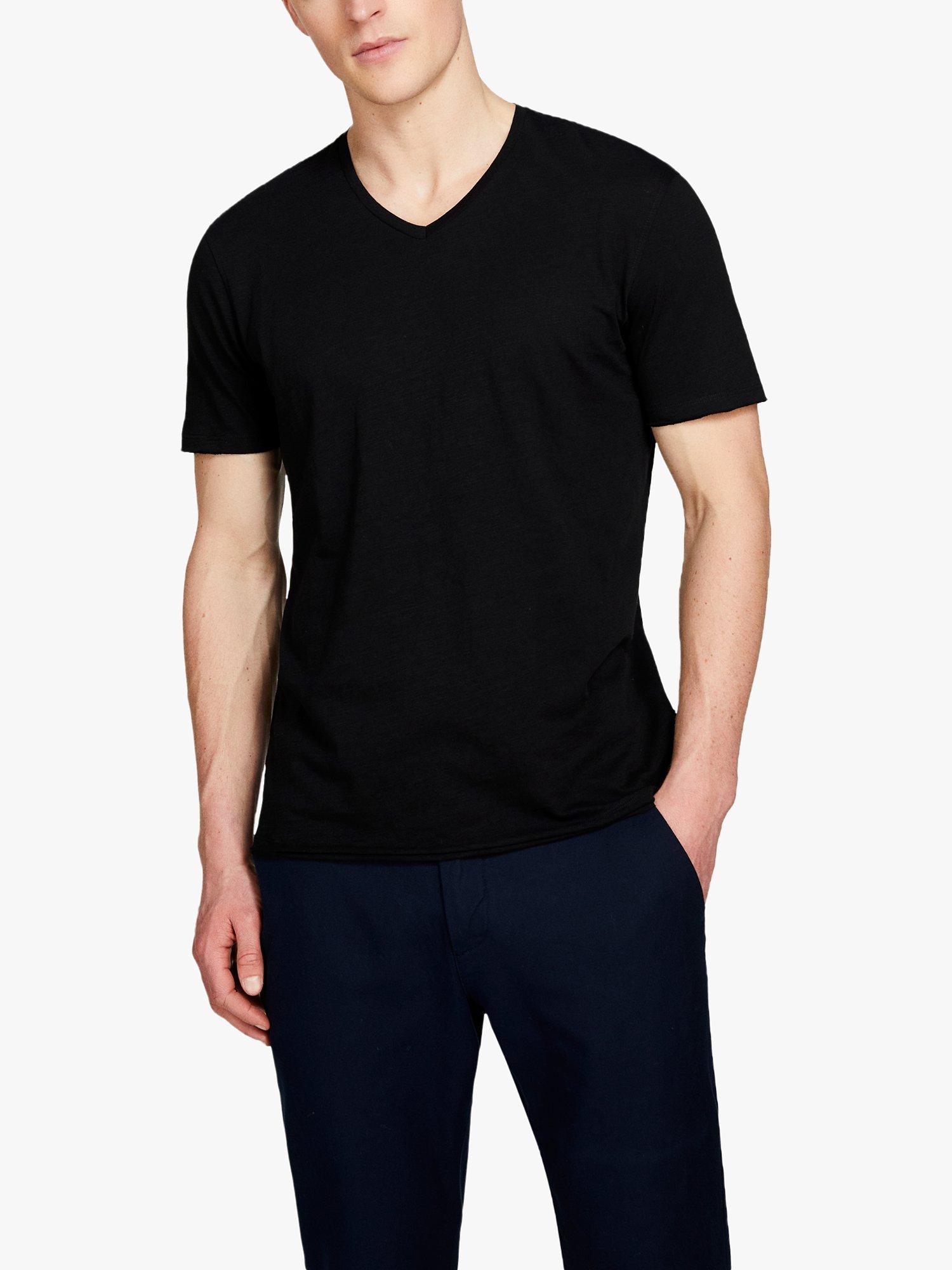 SISLEY Slim Fit T Shirt Black