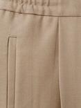 Reiss Brighton Straight Cut Chino Trousers, Soft Camel Brow