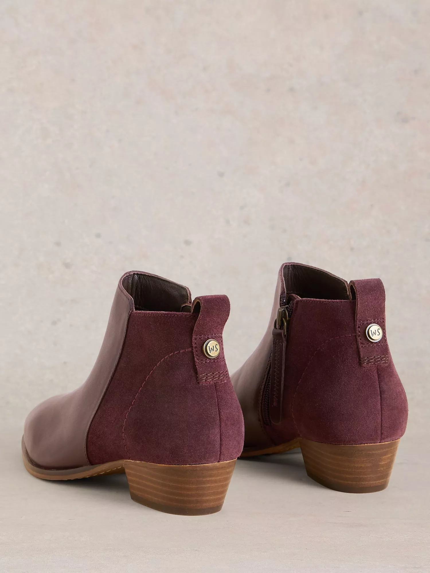 Plum ankle boots uk best sale