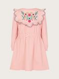 Monsoon Kids' Heritage Sweatshirt Dress, Pink