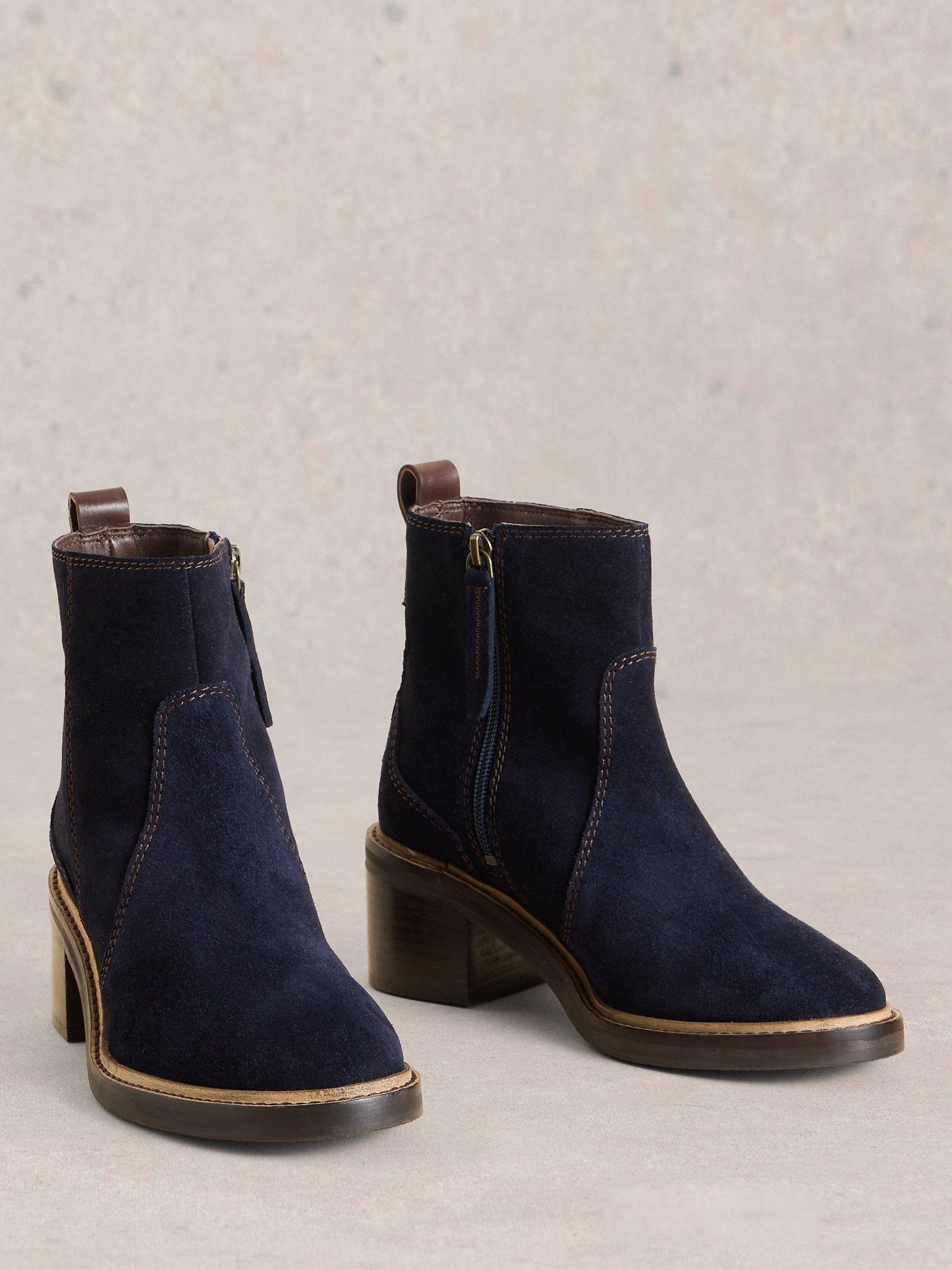 White stuff navy boots sales