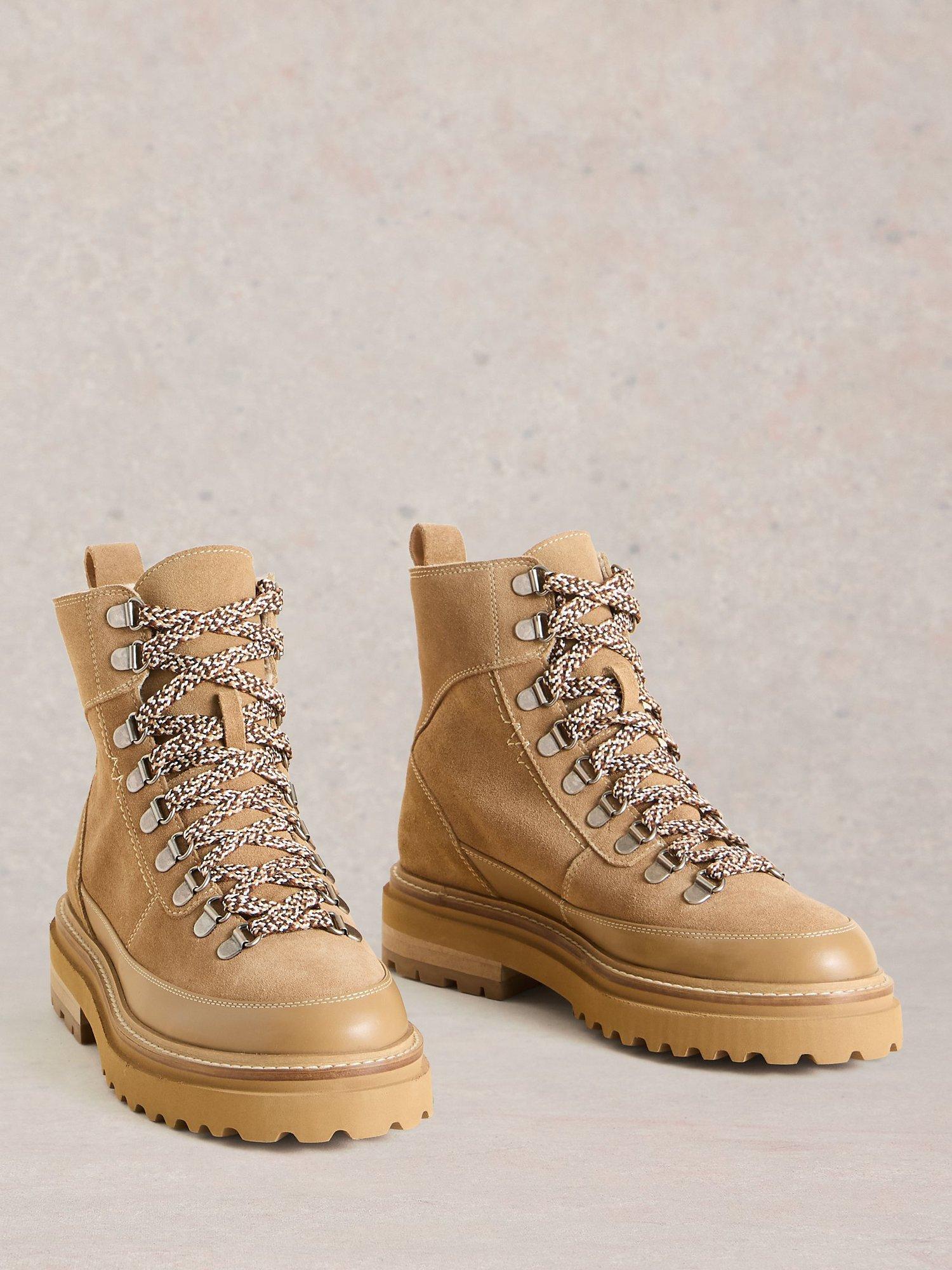 White walking boots sales