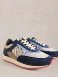 White Stuff Ruby Suede Runner Trainers, Multi