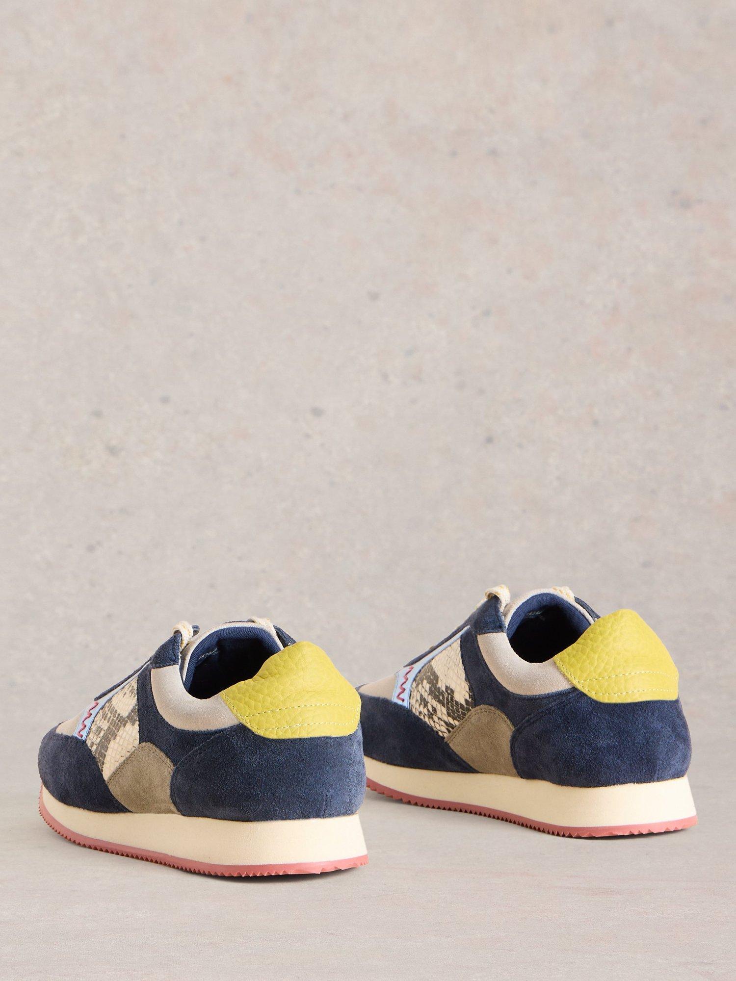 Product image 4 of 4, which shows White Stuff Ruby Suede Runner Trainers, Multi, 4
