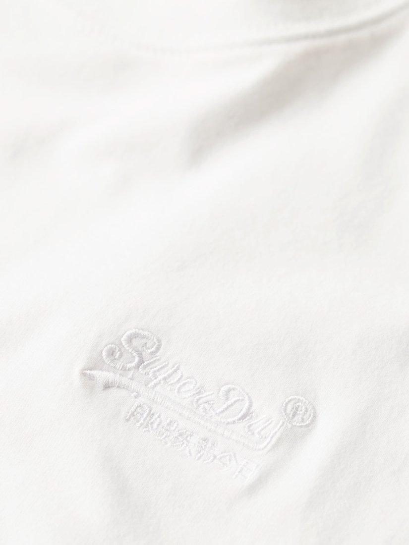 Superdry Organic Cotton Essential Logo T-Shirt, Optic, S