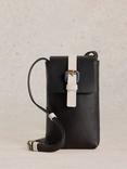 White Stuff Clara Leather Phone Bag