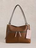 White Stuff Farrah Leather Tote Bag, Mid Tan