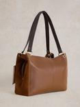 White Stuff Farrah Leather Tote Bag, Mid Tan