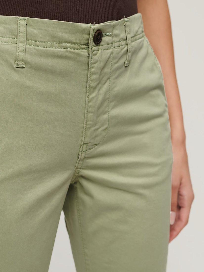 Product image 4 of 6, which shows Superdry Mid Rise Chinos, Dusty Mint Green, W26/L30