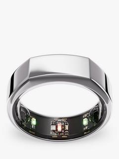 Oura Ring Gen3 Heritage Health & Fitness Tracker Smart Ring, Silver, Size 6