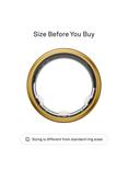 Oura Ring Gen3 Horizon Health & Fitness Tracker Smart Ring, Gold