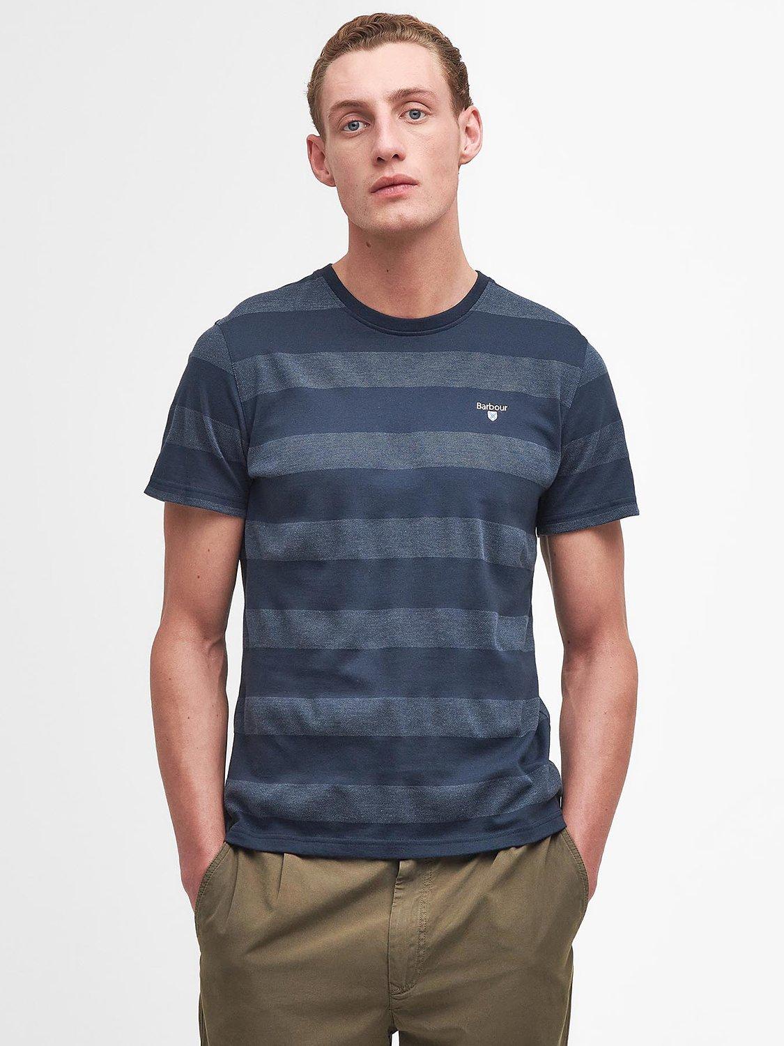 Barbour Stenton Stripe T-Shirt, Navy