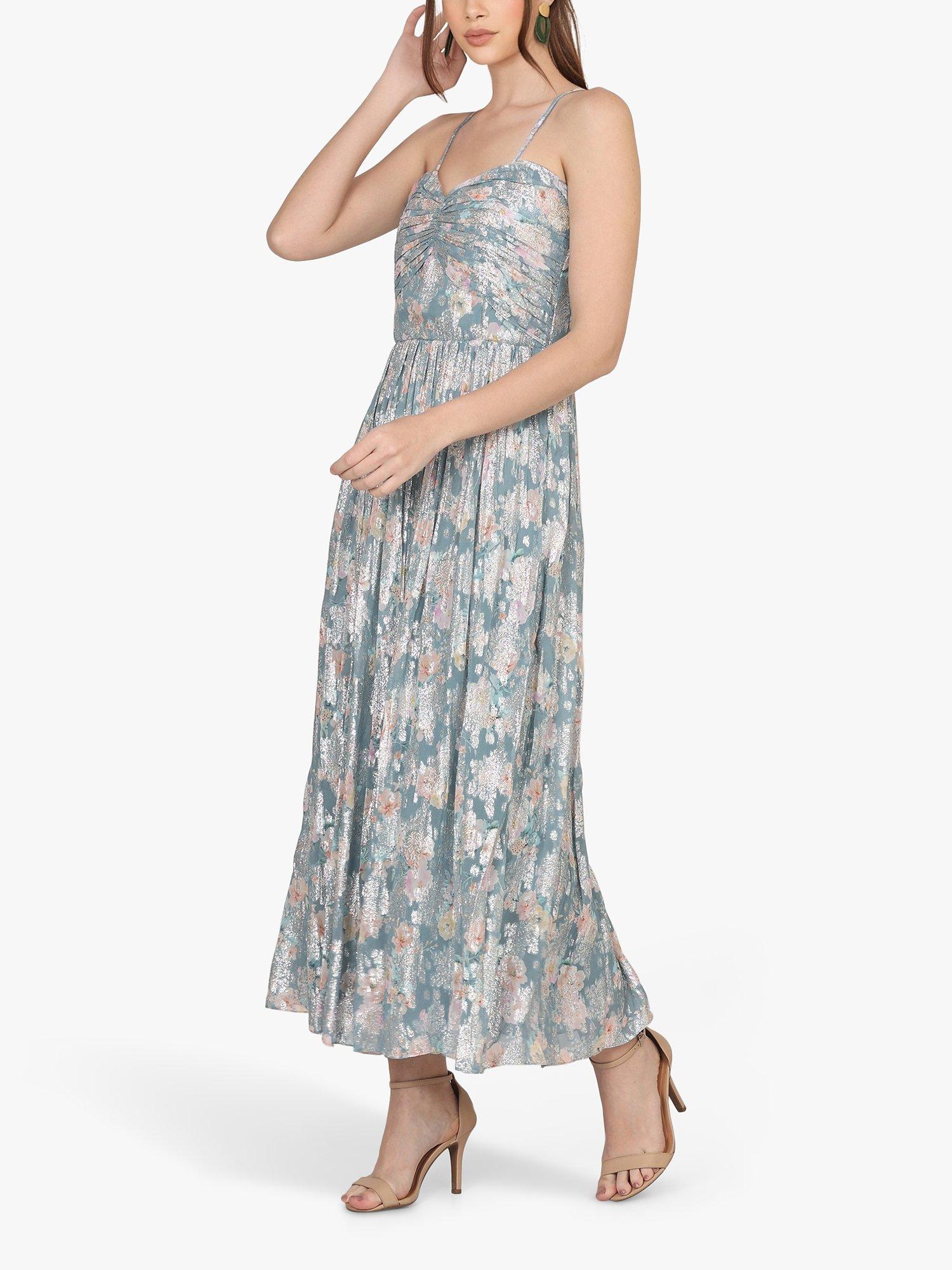 Lace & Beads Nelex Floral Midi Dress, Multi