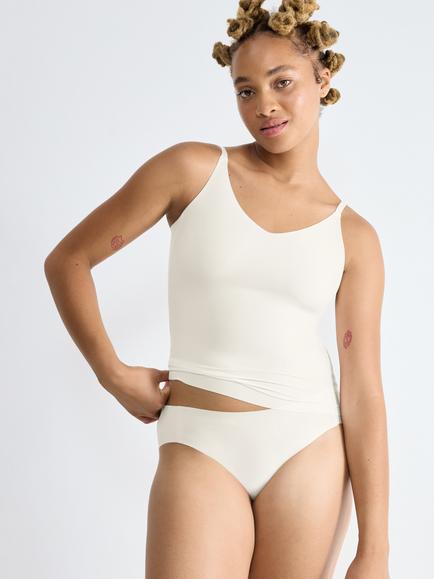 sloggi ZERO Feel 2.0 Spaghetti Strap Vest, Silk White