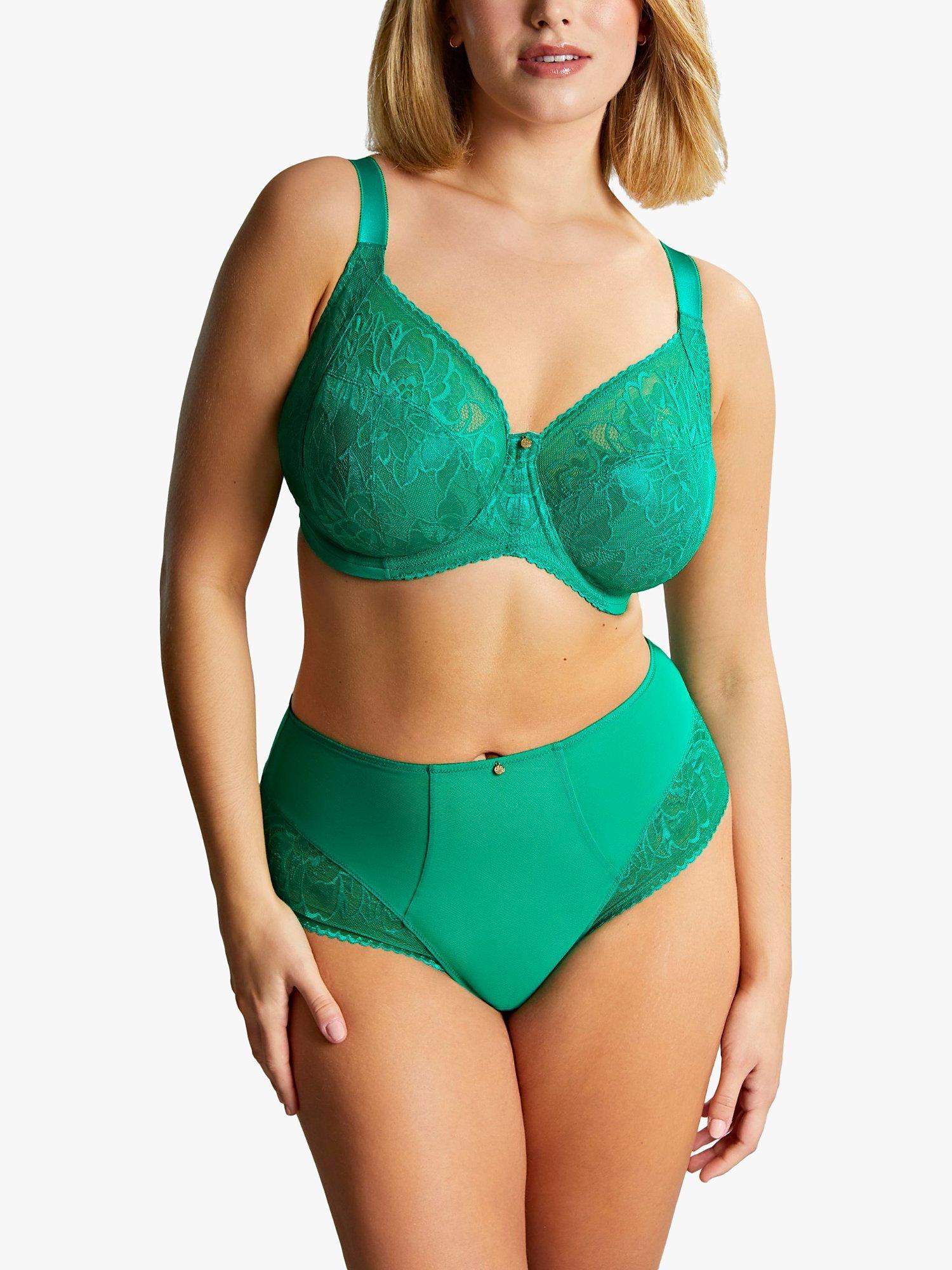 Product image 1 of 3, which shows Sculptresse Dream Full Cup Bra, Emerald, 34E