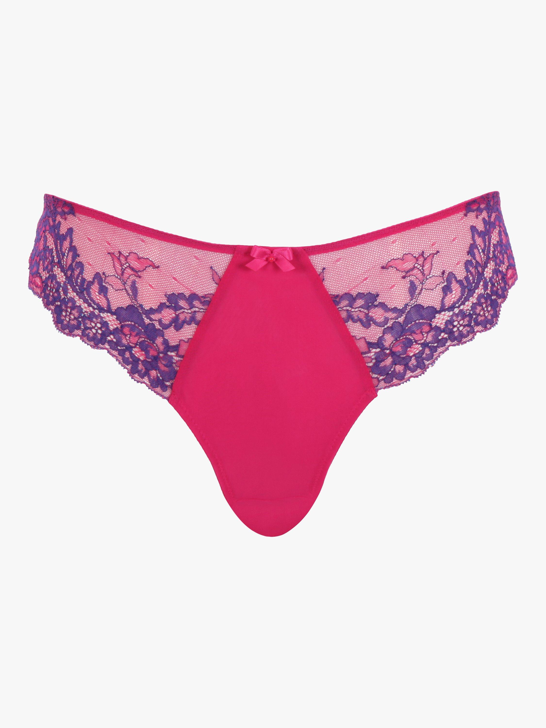 Panache Ana Lace Hip Thong, Orchid/Indigo, 10