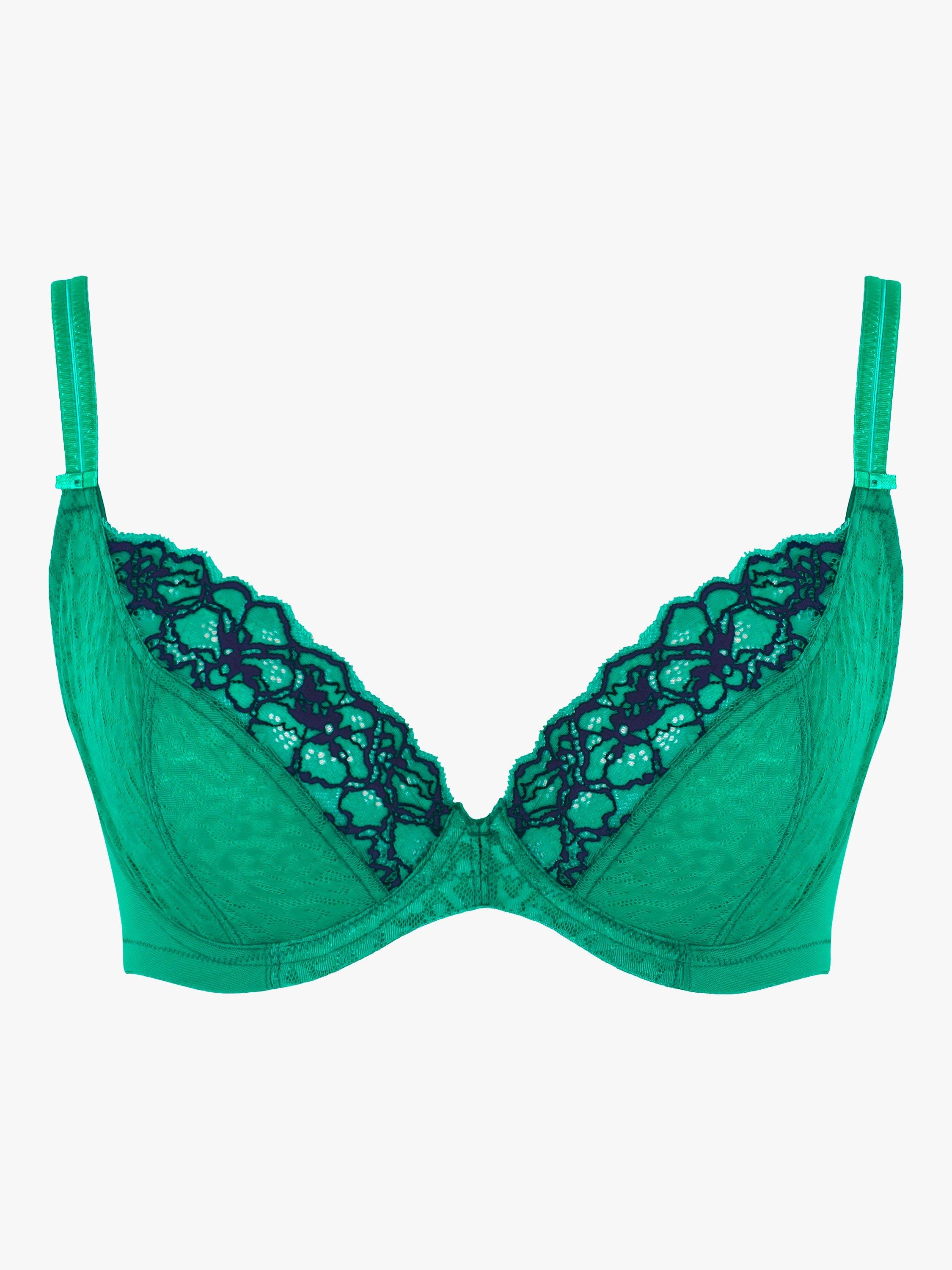 Panache Envy Plunge Bra, Emerald, 28F