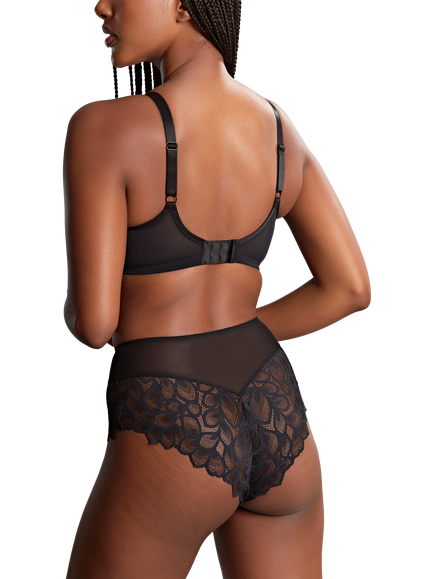 Panache Allure Balcony Bra, Black/Latte - view 2, Black/Latt