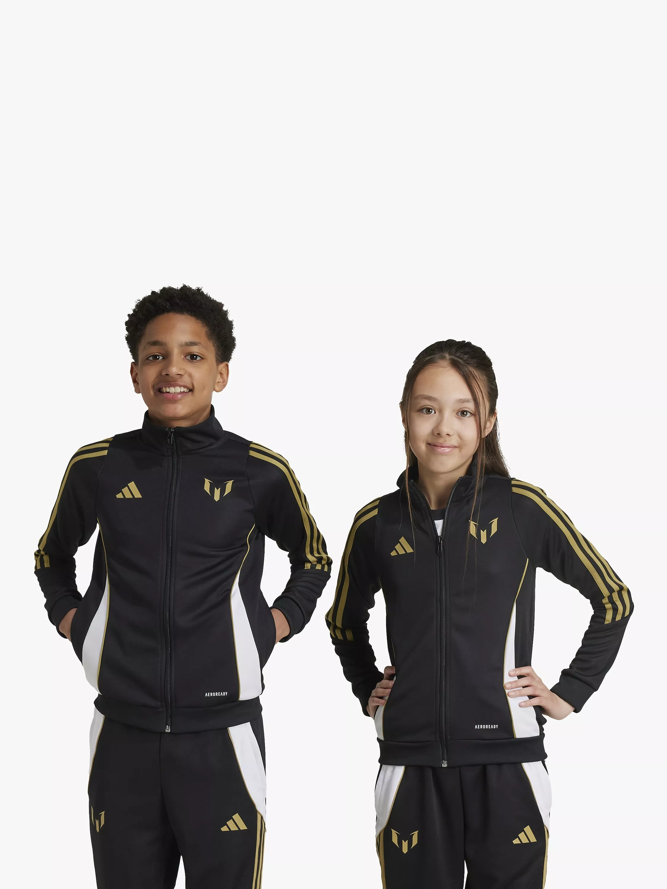 Black and gold adidas tracksuit best sale