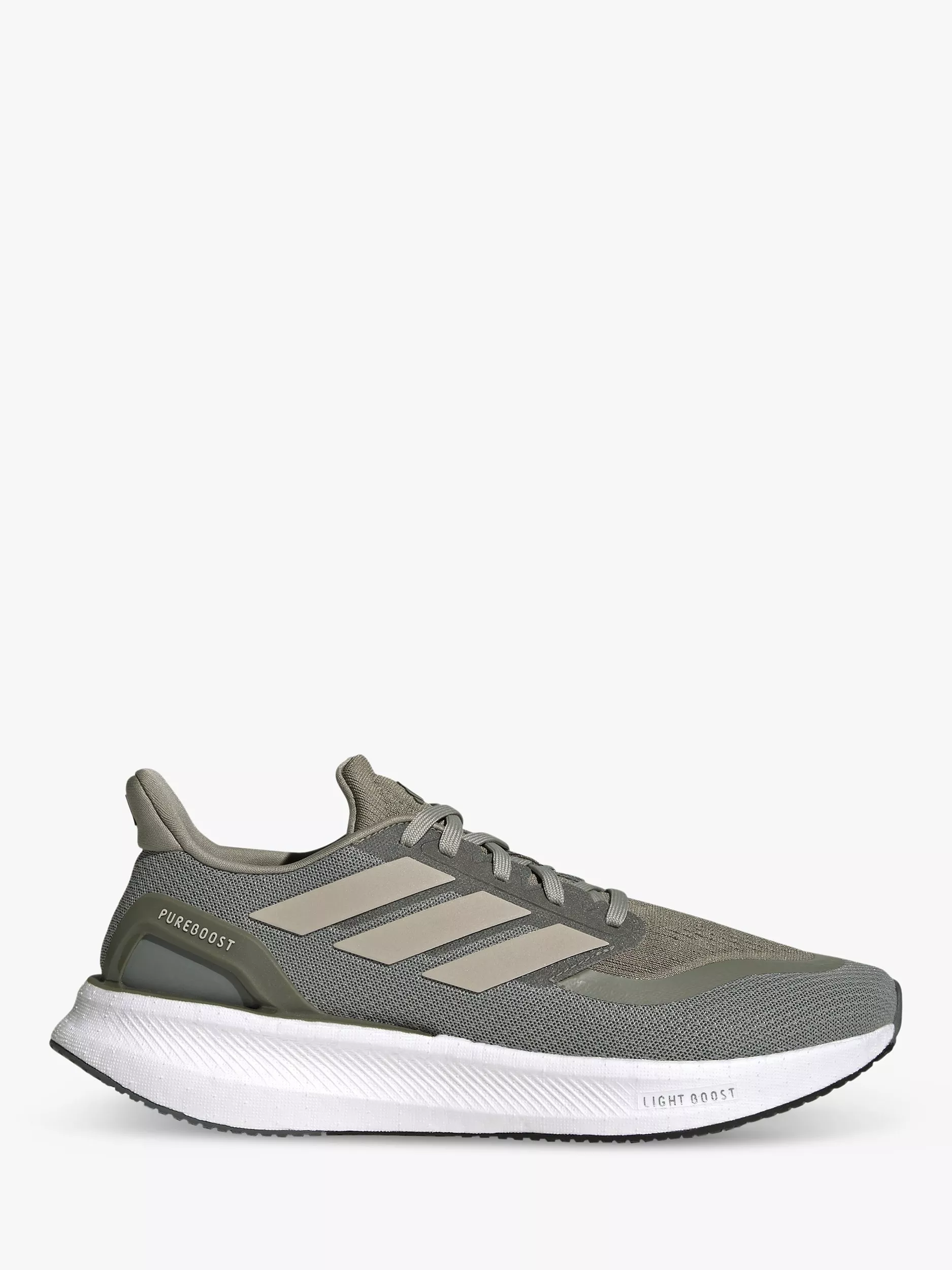 adidas Pureboost 5 Men s Running Shoes Silver Pebble Beige
