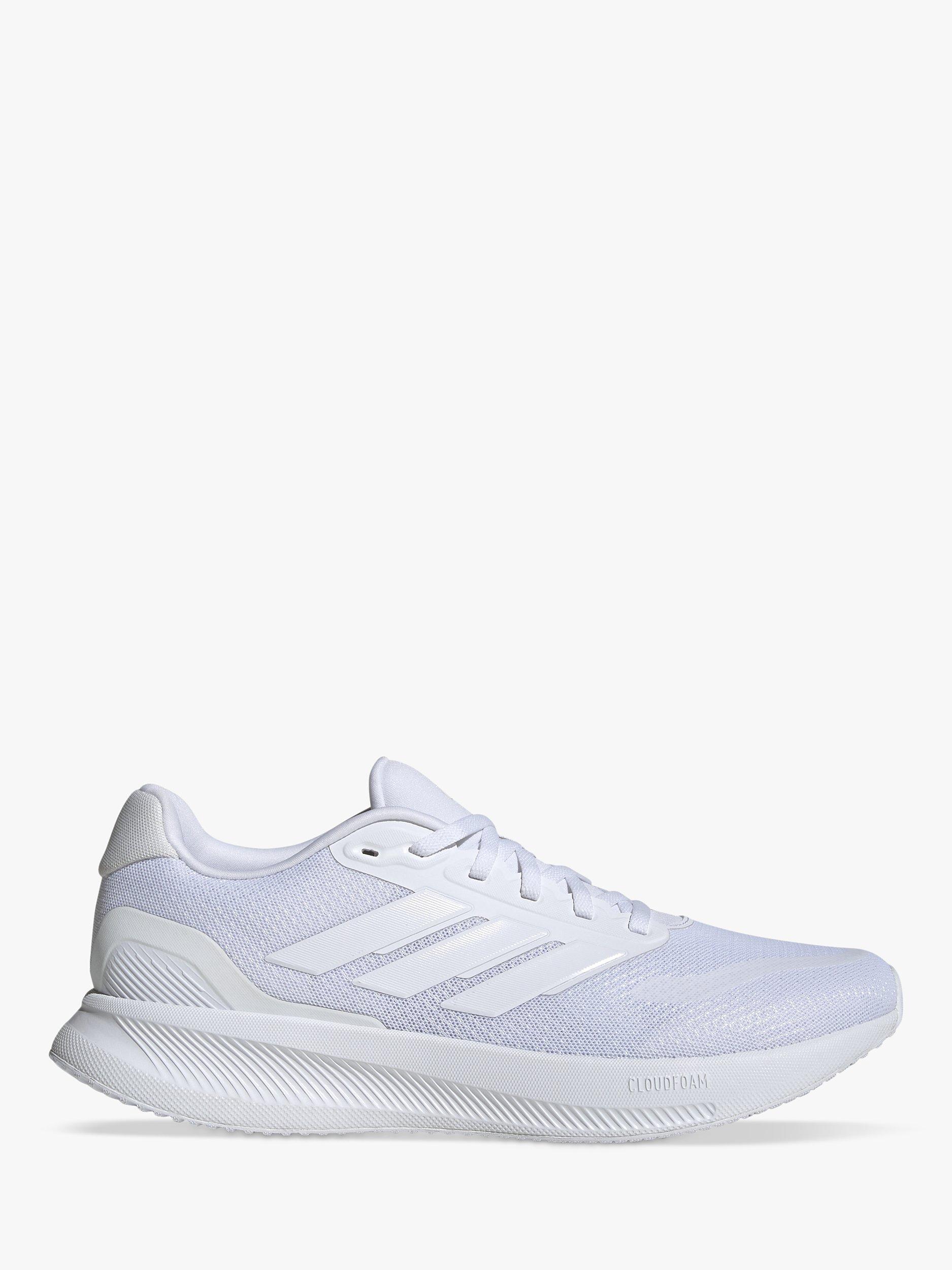 Product image 1 of 8, which shows adidas RunFalcon 5 Men's Running Shoes, Ftwr White, 7