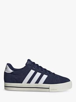 adidas Daily 4.0 Lace Up Trainers, Dark Blue, Dark Blue