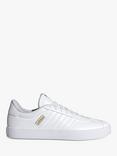 adidas VL Court 3.0 Lace Up Trainers, White