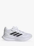 adidas Kids' Runfalcon 5 Trainers, White/Black