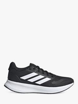 adidas Kids' Runfalcon 5 Running Shoes, Black/White, Black/White
