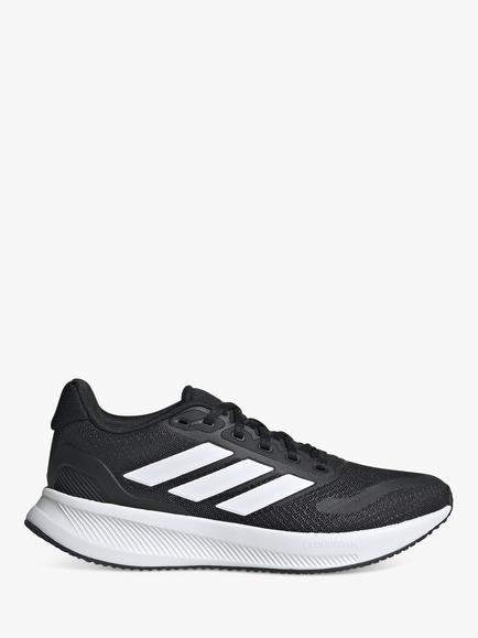adidas Kids' Runfalcon 5 Running Shoes, Black/White, Black/White