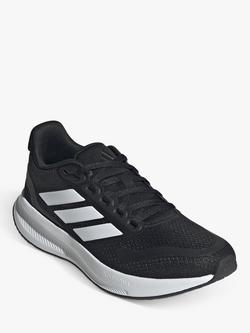 adidas Kids' Runfalcon 5 Running Shoes, Black/White - view 2, Black/White